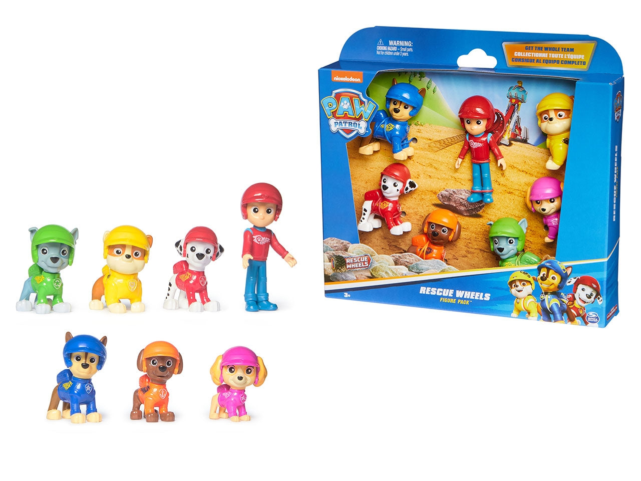 Paw patrol giftset rescue wheels