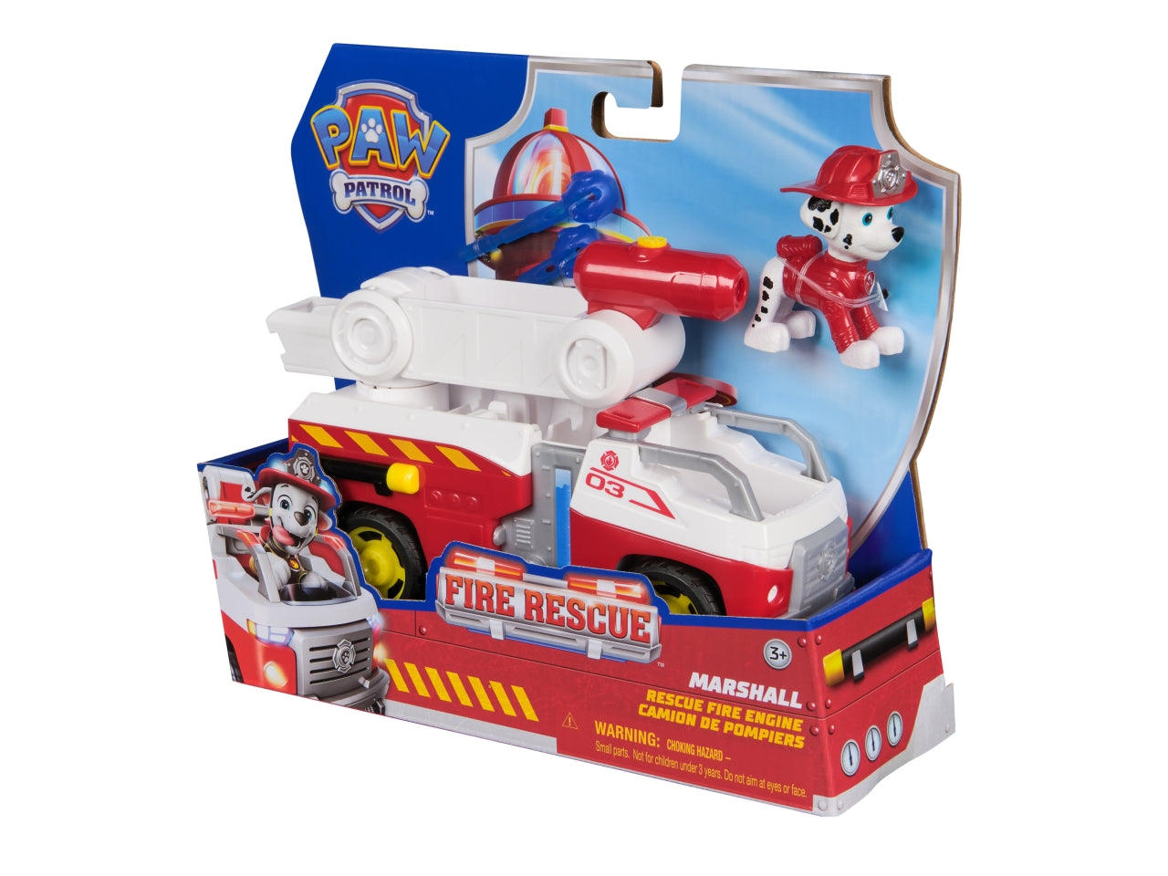 Paw patrol veicolo tematizzato fire rescue marshall