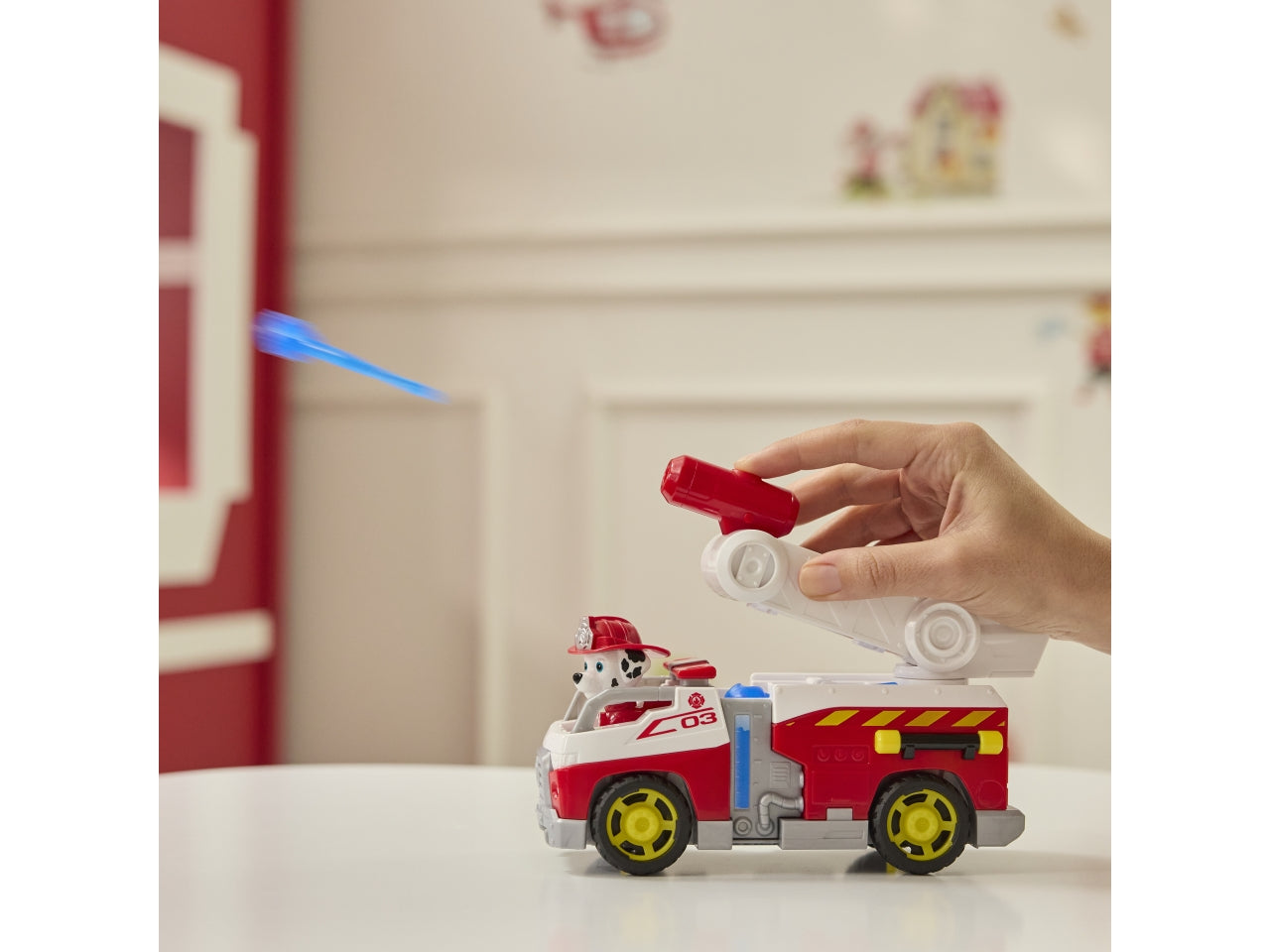 Paw patrol veicolo tematizzato fire rescue marshall