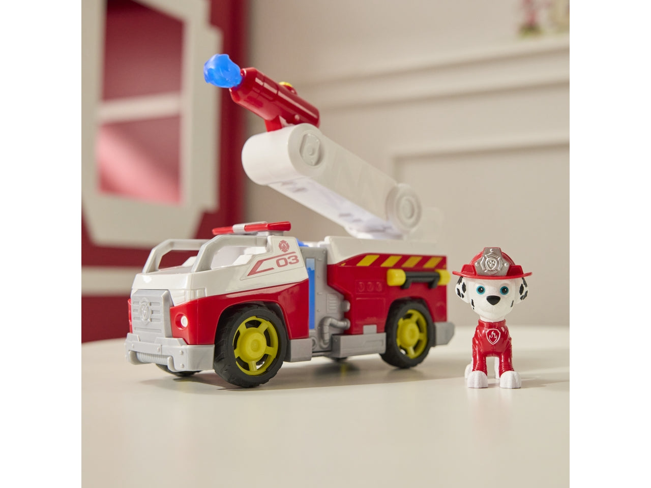 Paw patrol veicolo tematizzato fire rescue marshall