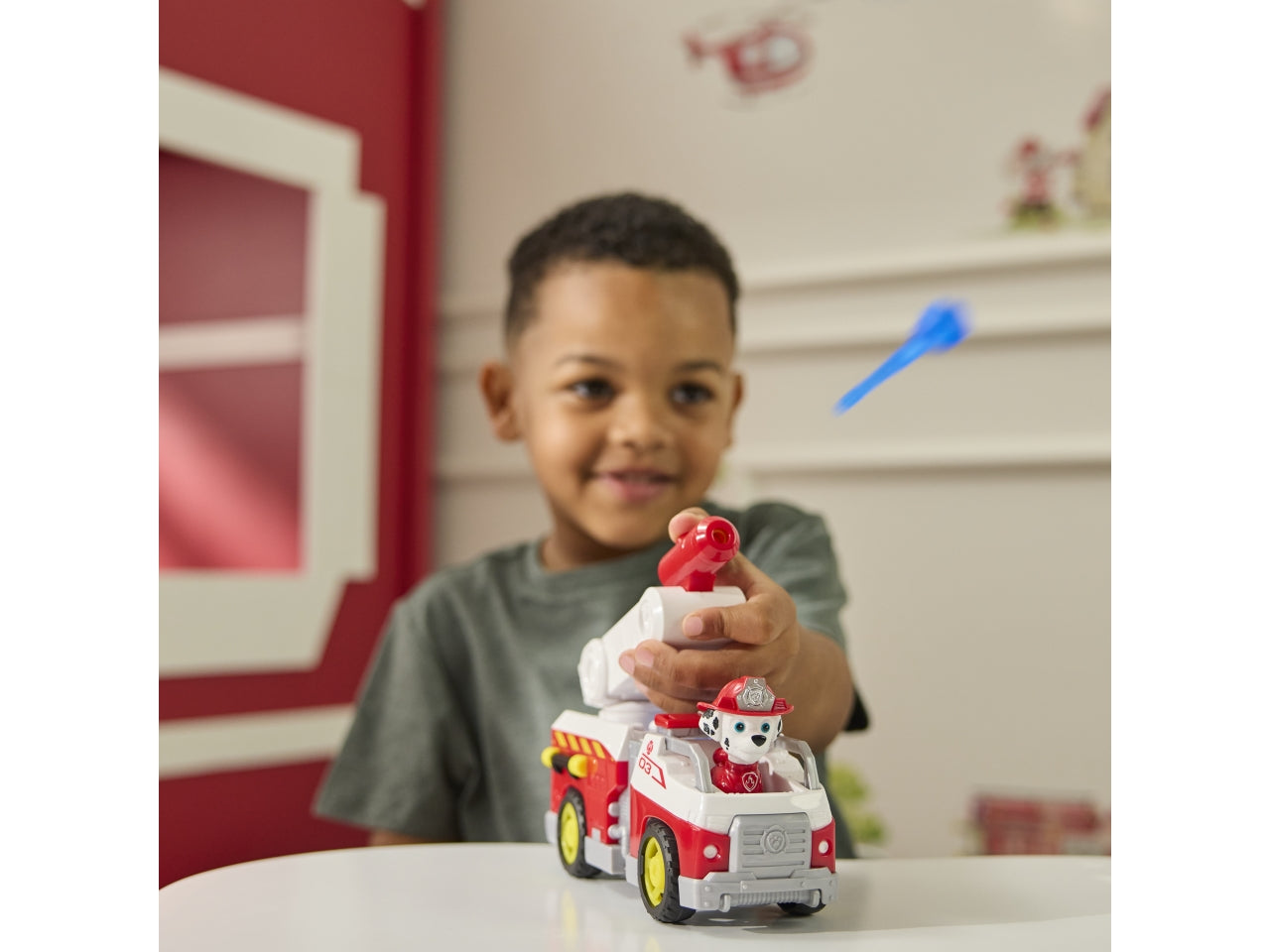 Paw patrol veicolo tematizzato fire rescue marshall