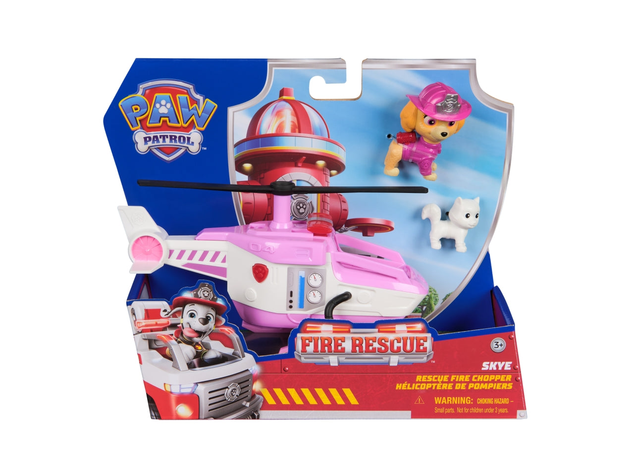 Paw patrol veicolo tematizzato fire rescue skye