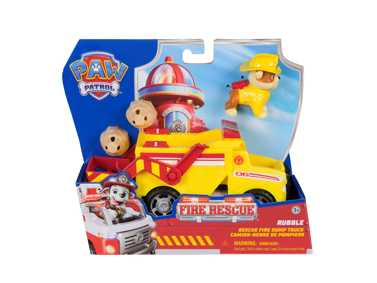 Paw patrol veicolo tematizzato fire rescue rubble