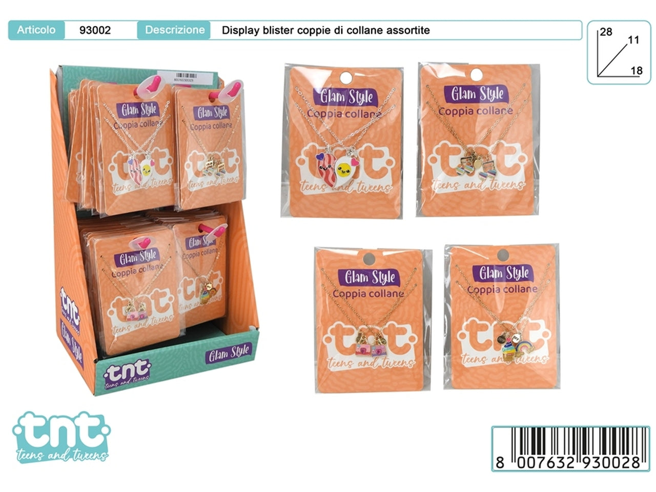 Tnt glam style coppia collane