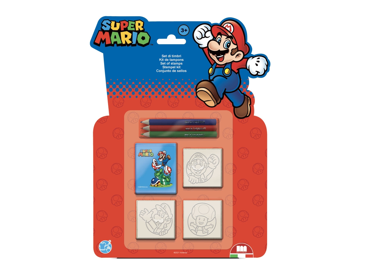 Timbrini sagomati super mario bros