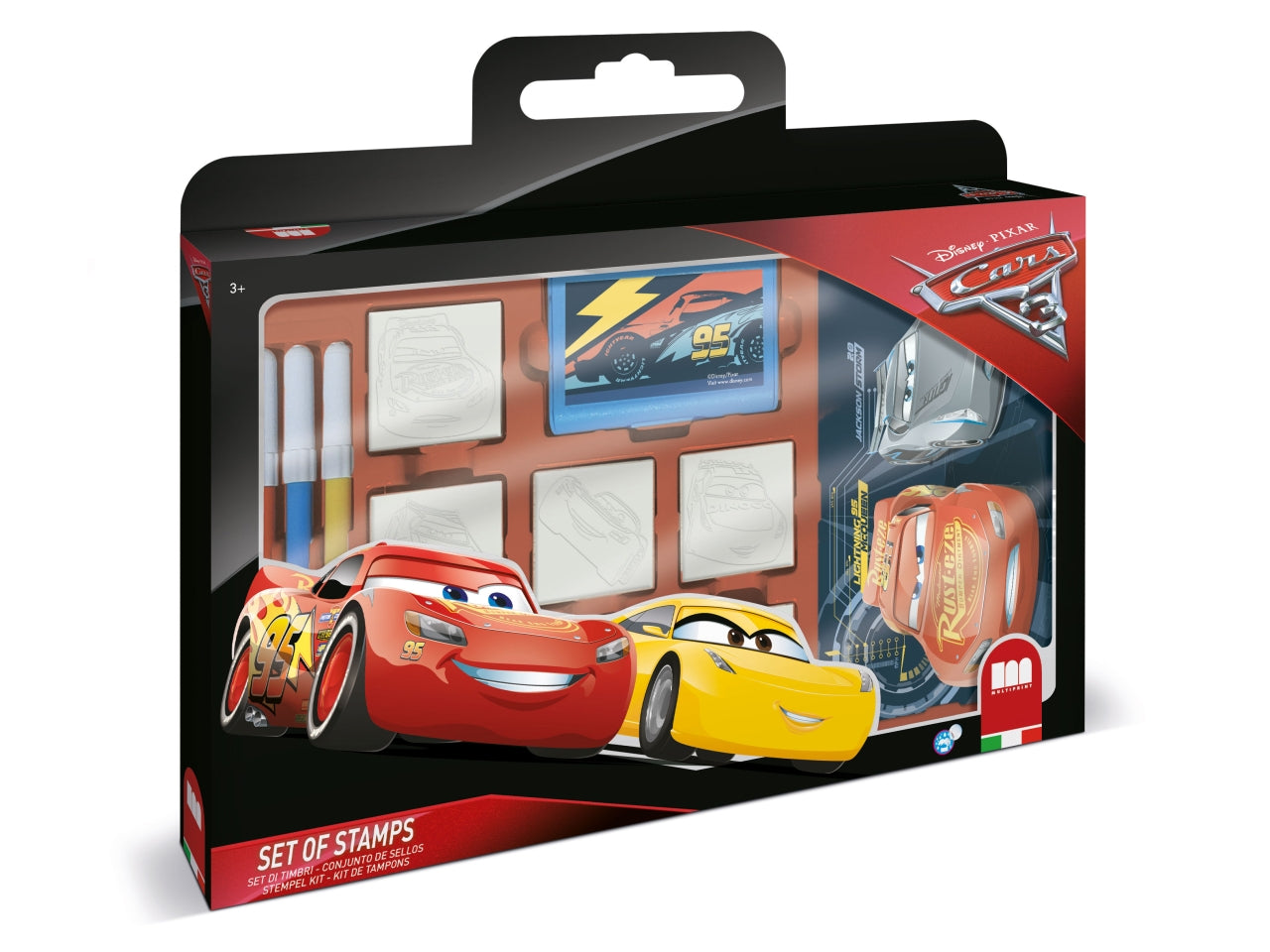 Valigetta 7 timbri cars