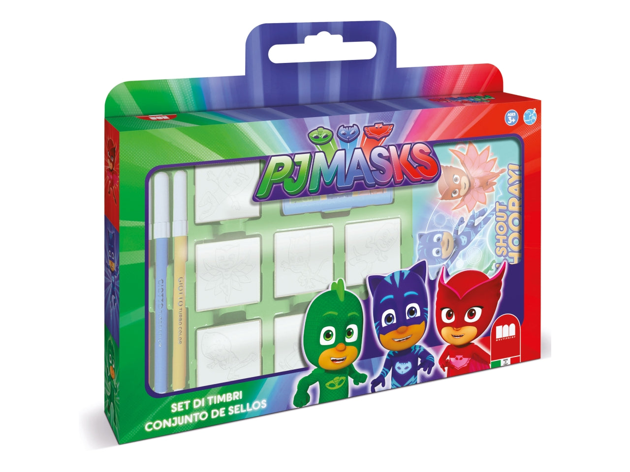 Valigetta 7 timbri pj mask