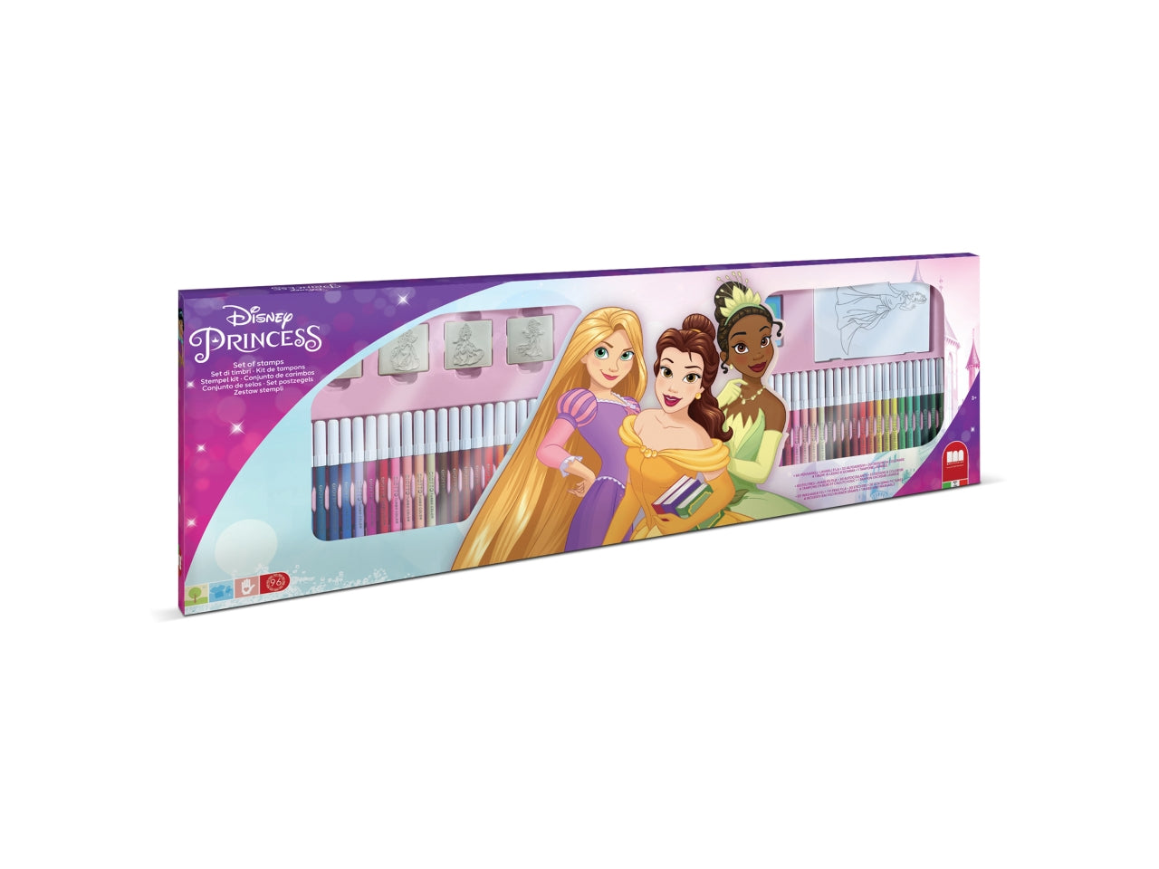 Pennarelli principesse contiene 60 pennarelli