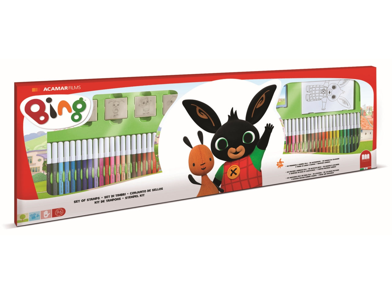 Pennarelli bing contiene 60 pennarelli