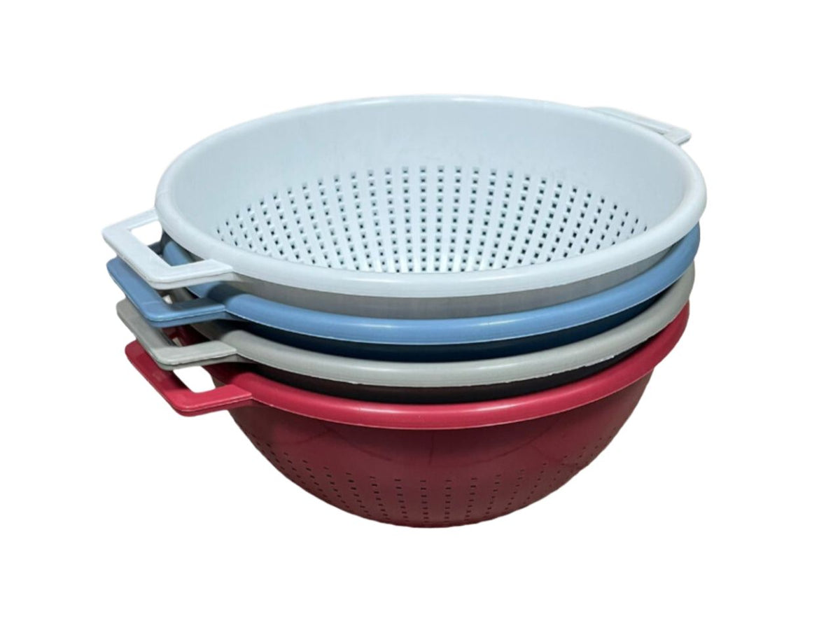 Colapasta d.24cm colori assortiti bianco/rosso/verde acido/tortora