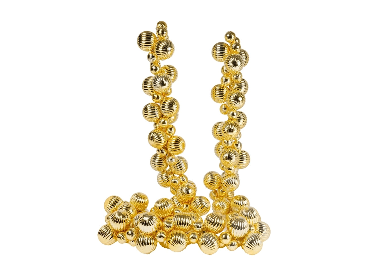 Ghirlanda con con palline 180cm oro