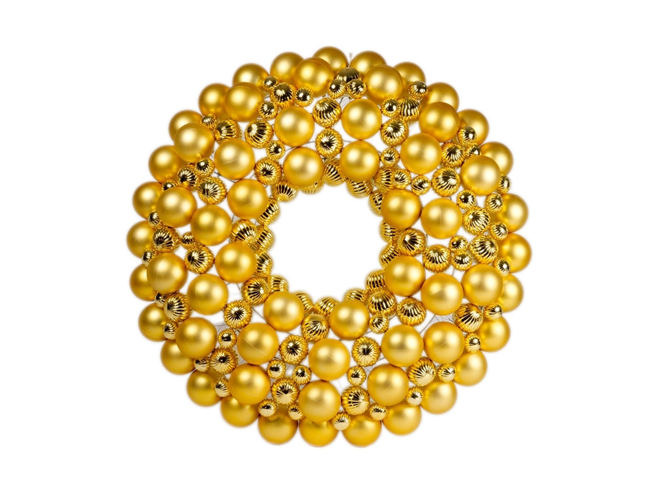 Corona 80cm palle oro