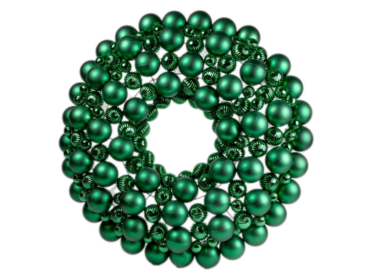 Corona 80cm palle verdi