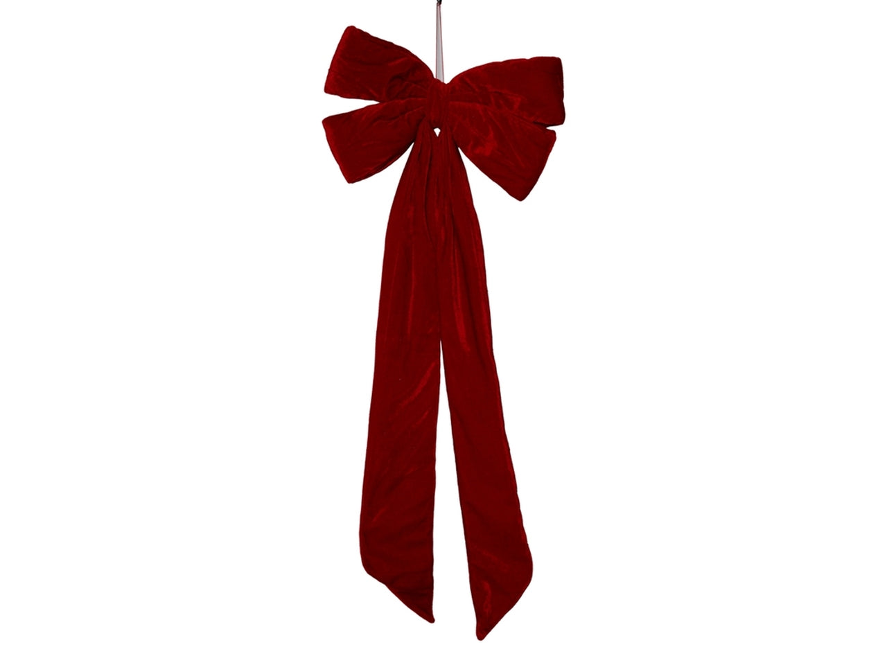 Fiocco in velluto 40x95cm rosso
