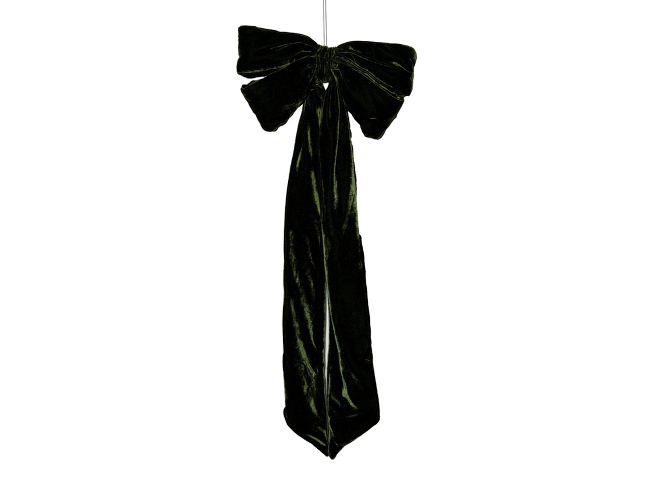 Fiocco in velluto 40x95cm verde