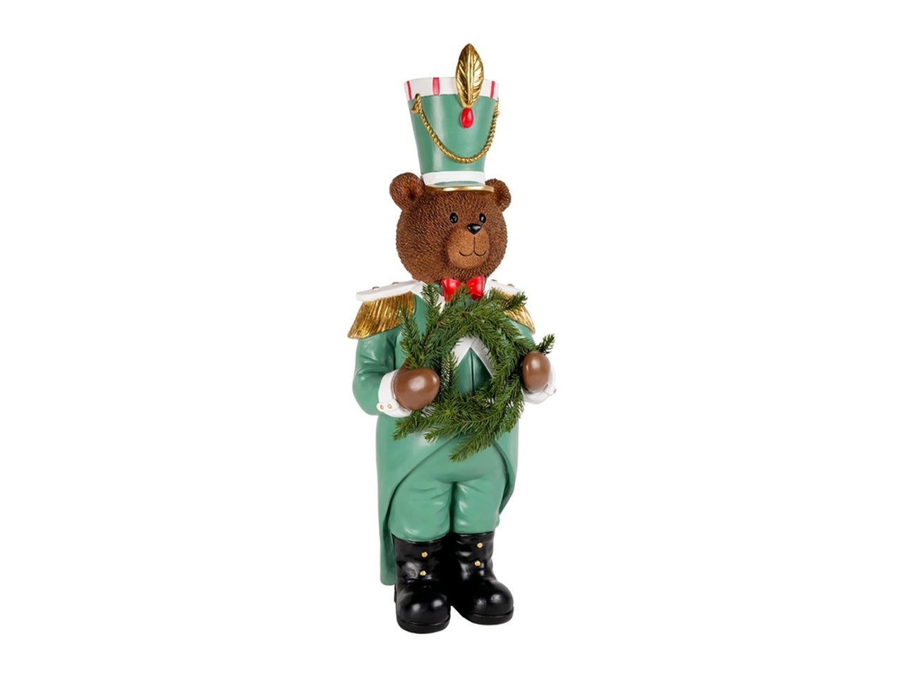 Orso 82cm in resina verde