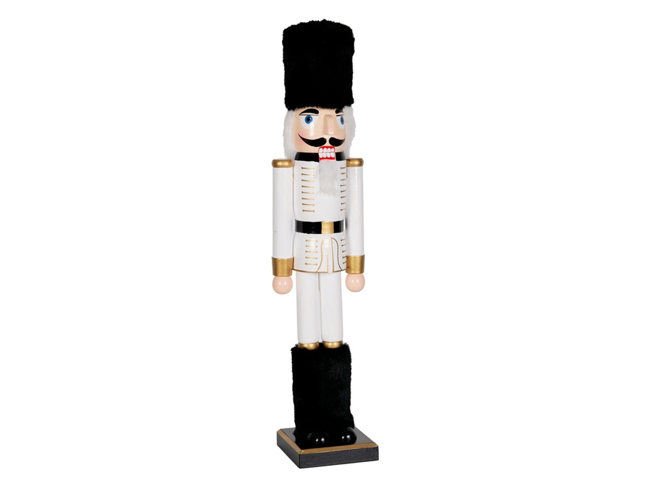 Schiaccianoci 30cm in legno bianco