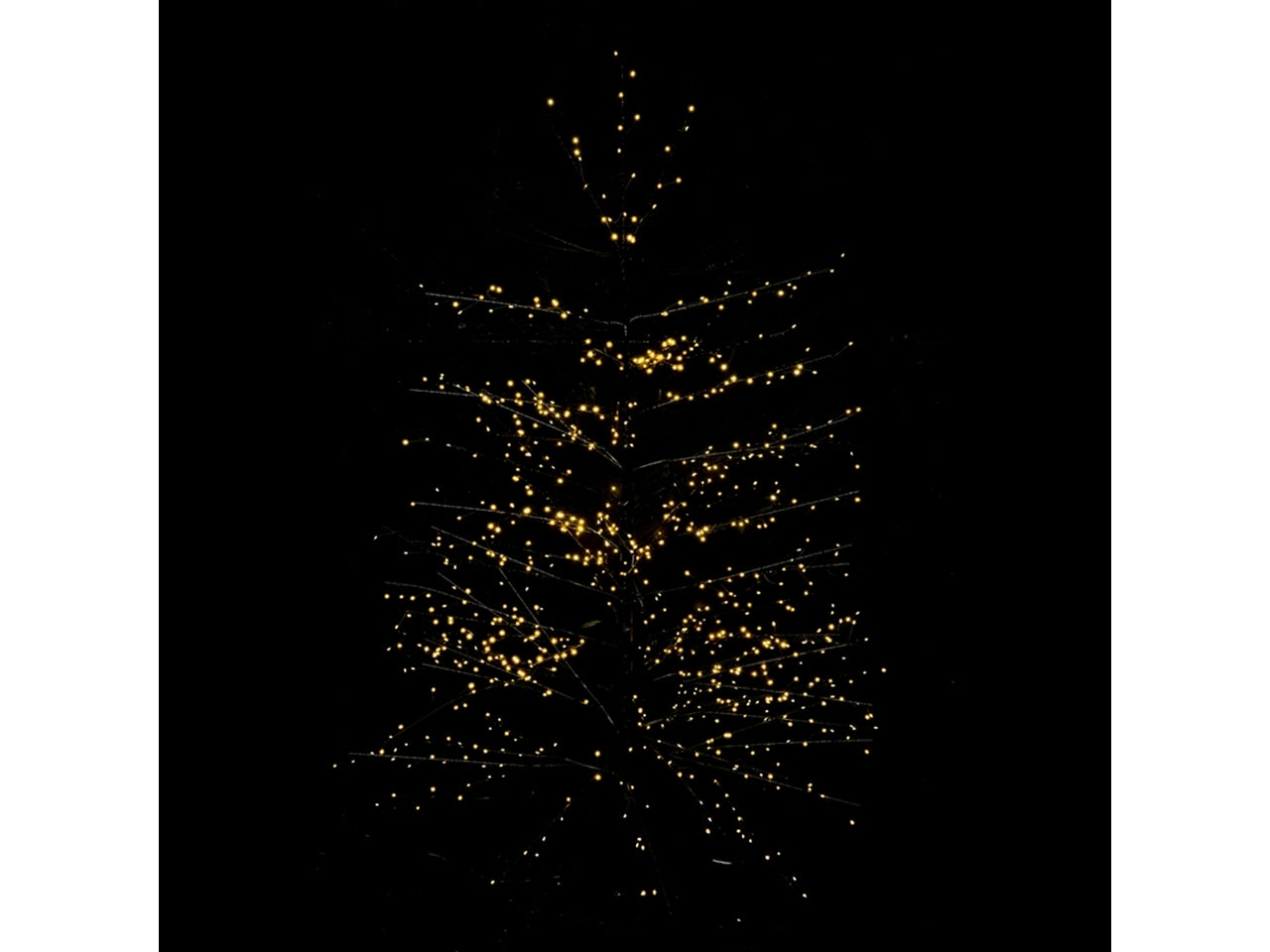 Albero d.175x300cm 6140luci IP44 nero