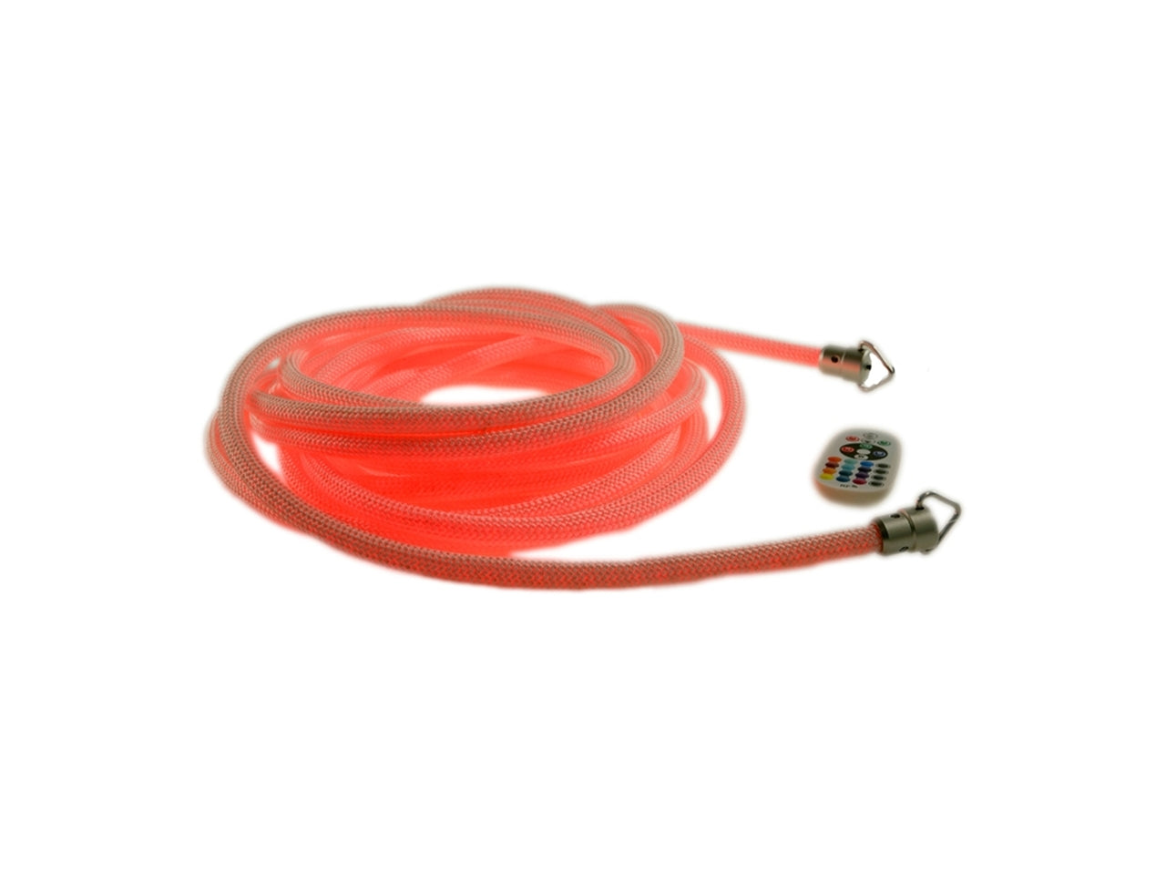 Tubo led 10mt d.1,5cm in nylon, rgb con telecomando
