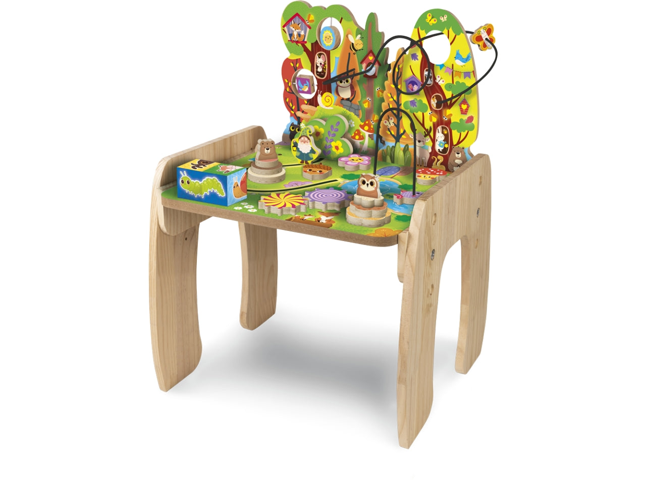 Montessori wood baby fairy table multi activity