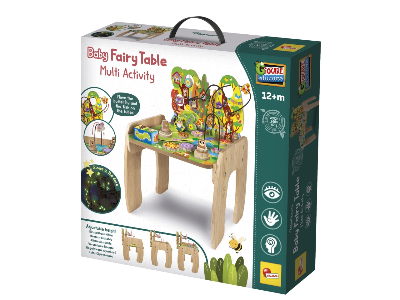 Montessori wood baby fairy table multi activity