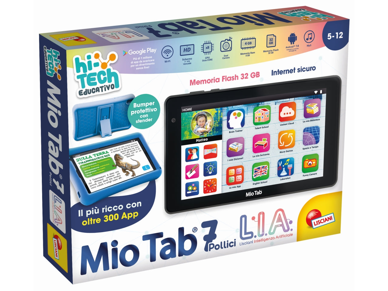Hi tech educativo mio tab 7" l.i.a.