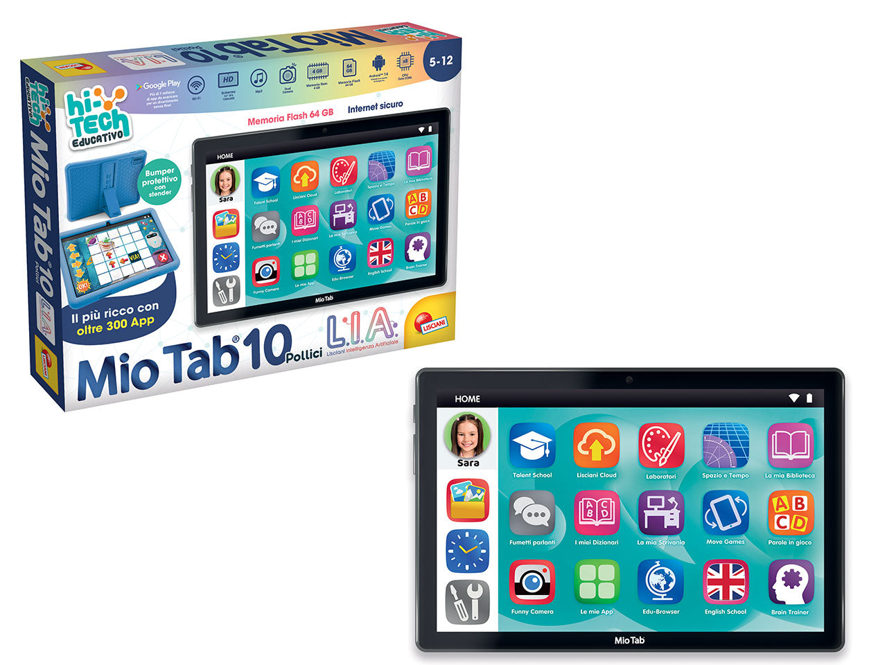 Hi tech educativo mio tab 10" l.i.a.