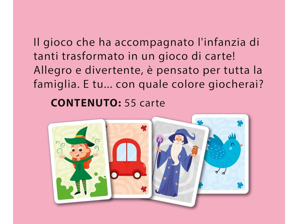Ludoteca le carte dei bambini strega comanda colore