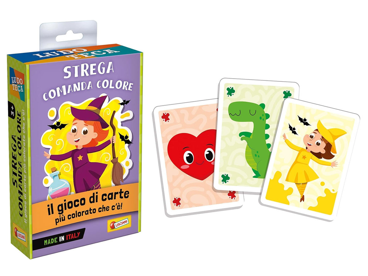 Ludoteca le carte dei bambini strega comanda colore