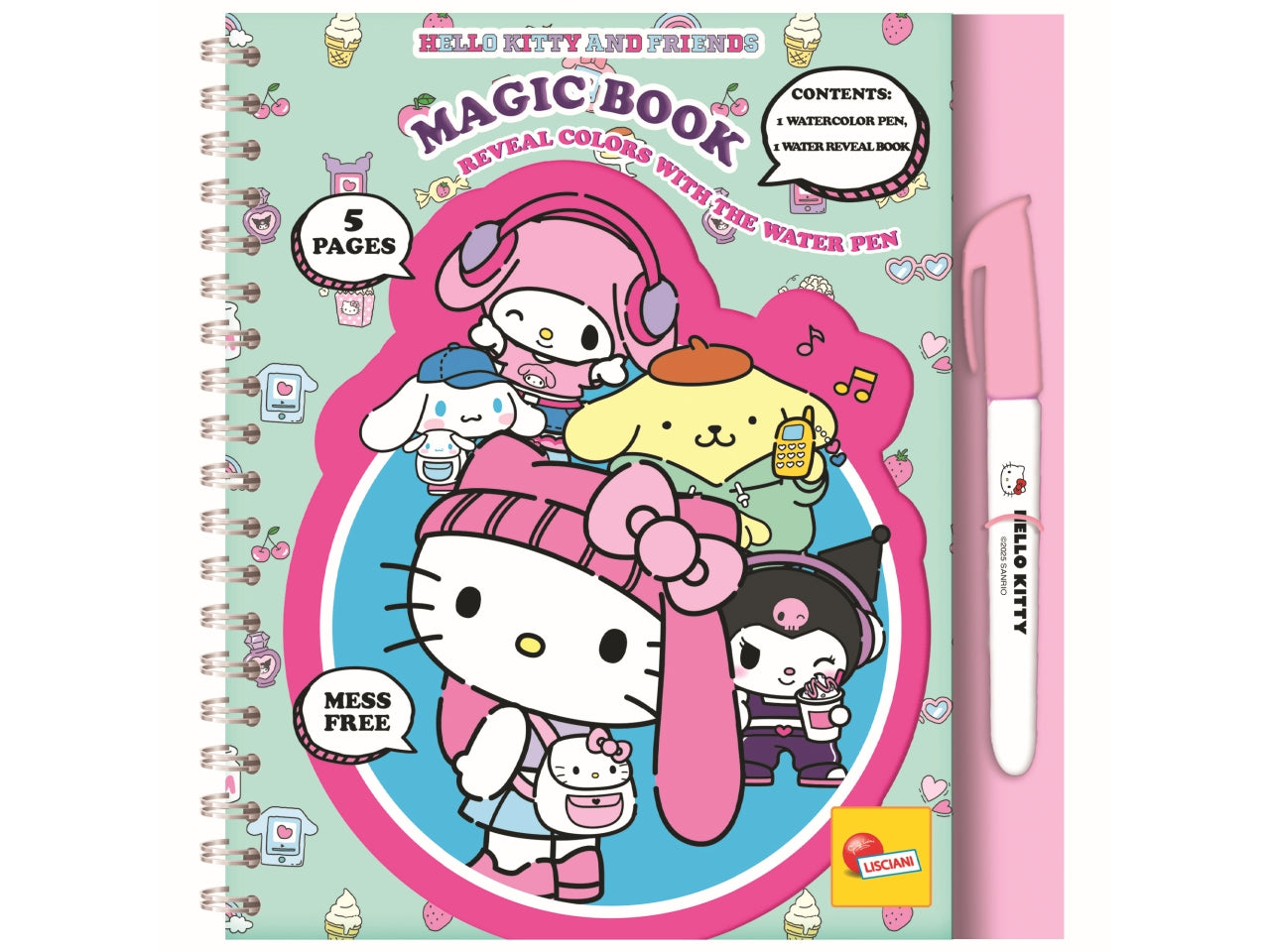 Hello kitty and friends waterbook in display 8
