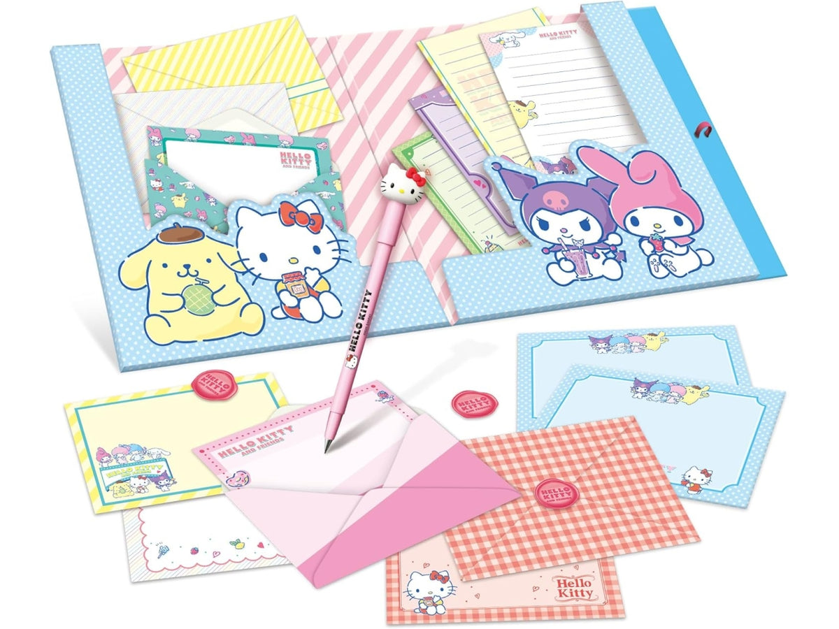 Hello kitty and friends diy letter writing kit in display 8