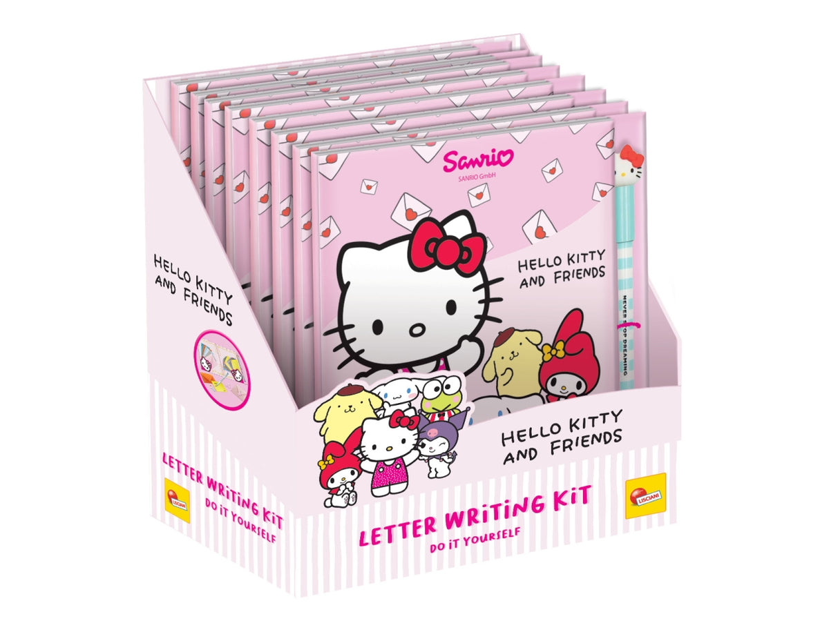 Hello kitty and friends diy letter writing kit in display 8