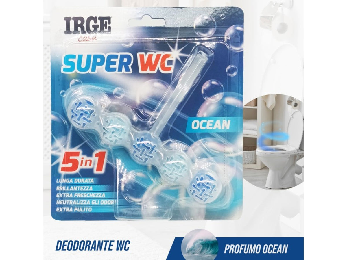 Deodorante wc multiblock 5 in 1 ocean
