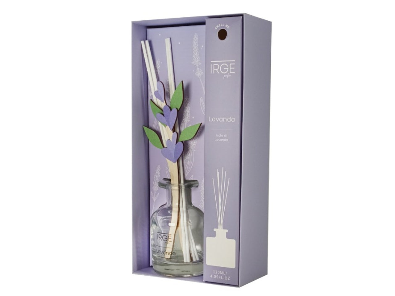 Diffusore 120ml irge bastoncini in legno lavanda
