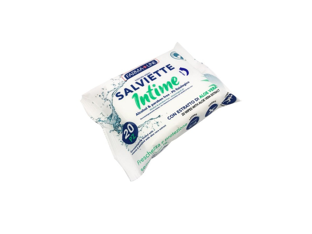 Adl salviette farma t intime 20 pz aloe