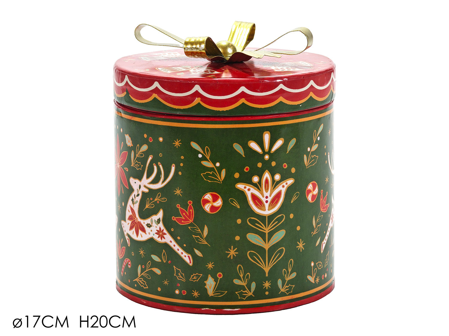 Scatola latta pacco regalo 17x20cm