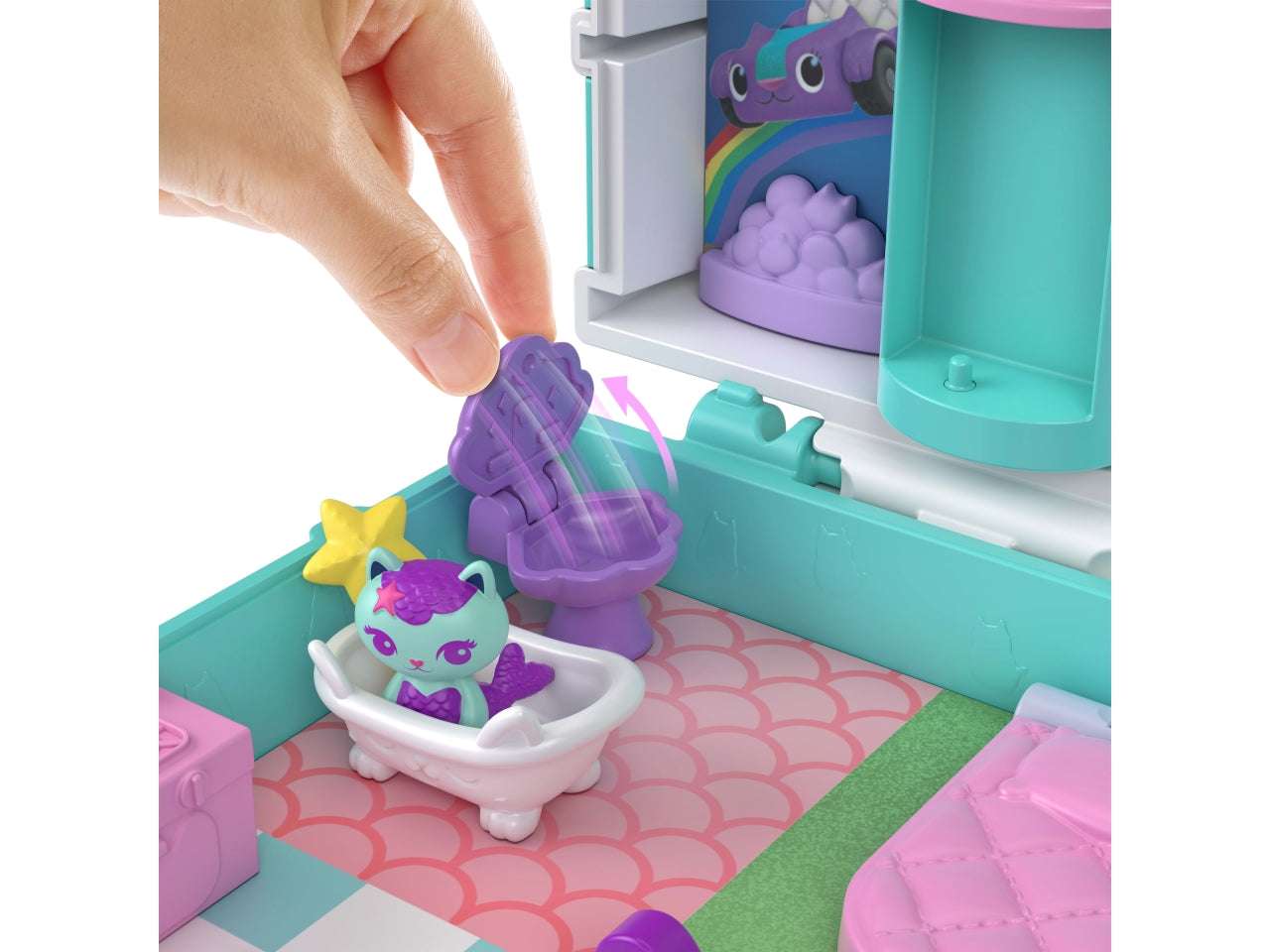 Polly pocket casa bambole di gabby