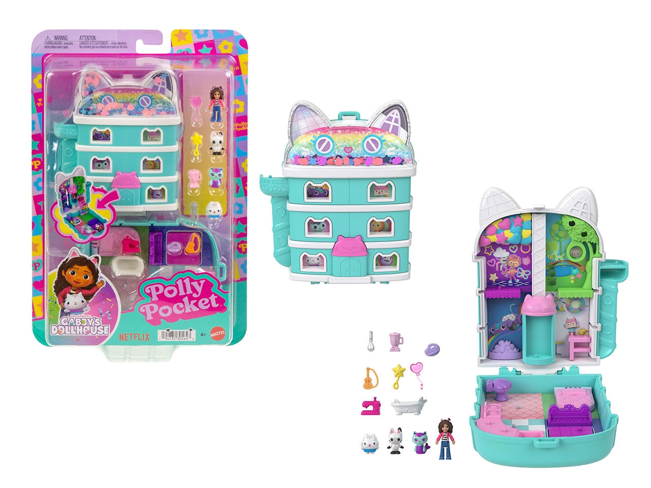 Polly pocket casa bambole di gabby