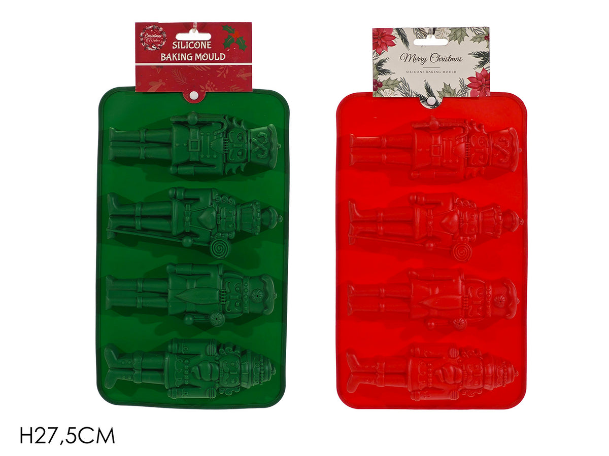 Stampo dolci in silicone con 4 forme schiaccianoci