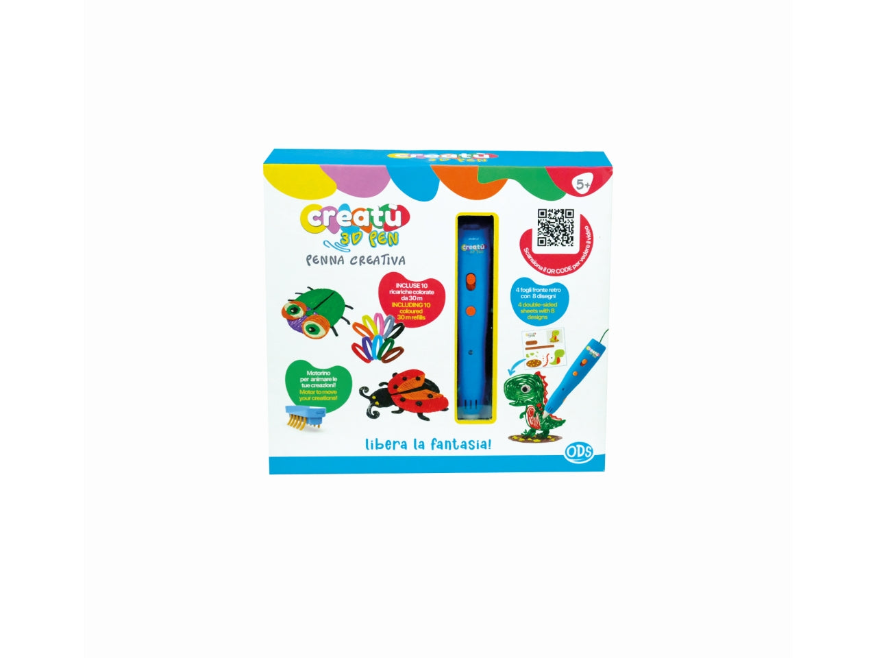 CreatÃ¹ penna 3d creativa con accessori e ricariche