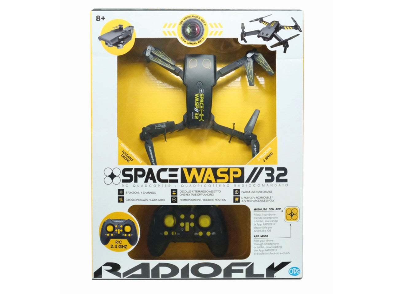 Radiofly space wasp 32 drone radiocomandato
