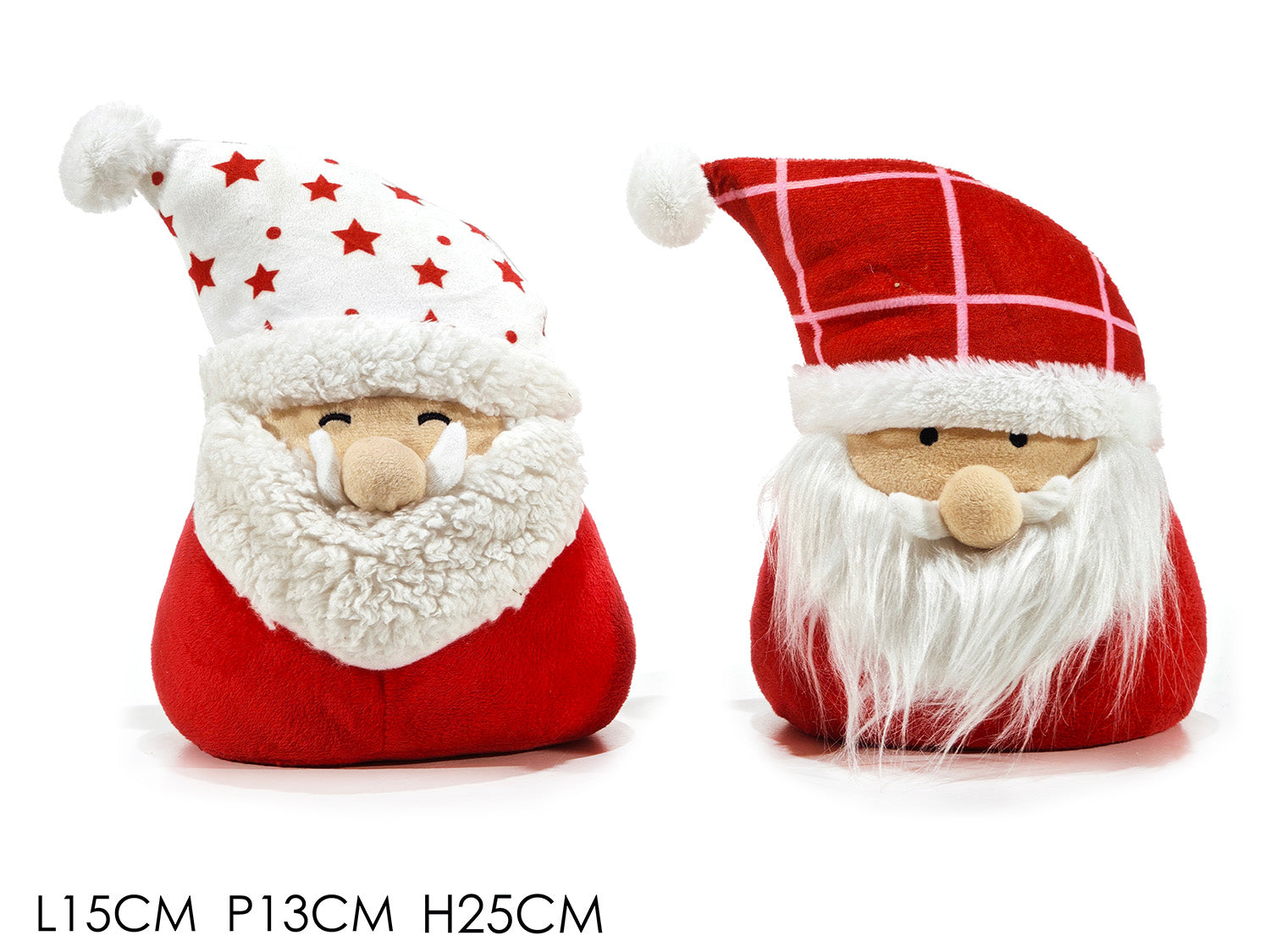 Fermaporta babbo natale 14xh25cm assortiti