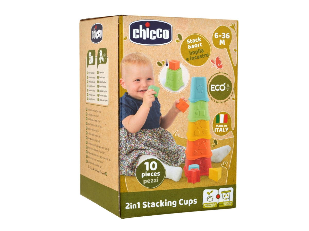 Chicco gioco 2 in 1 tazze impilabili
