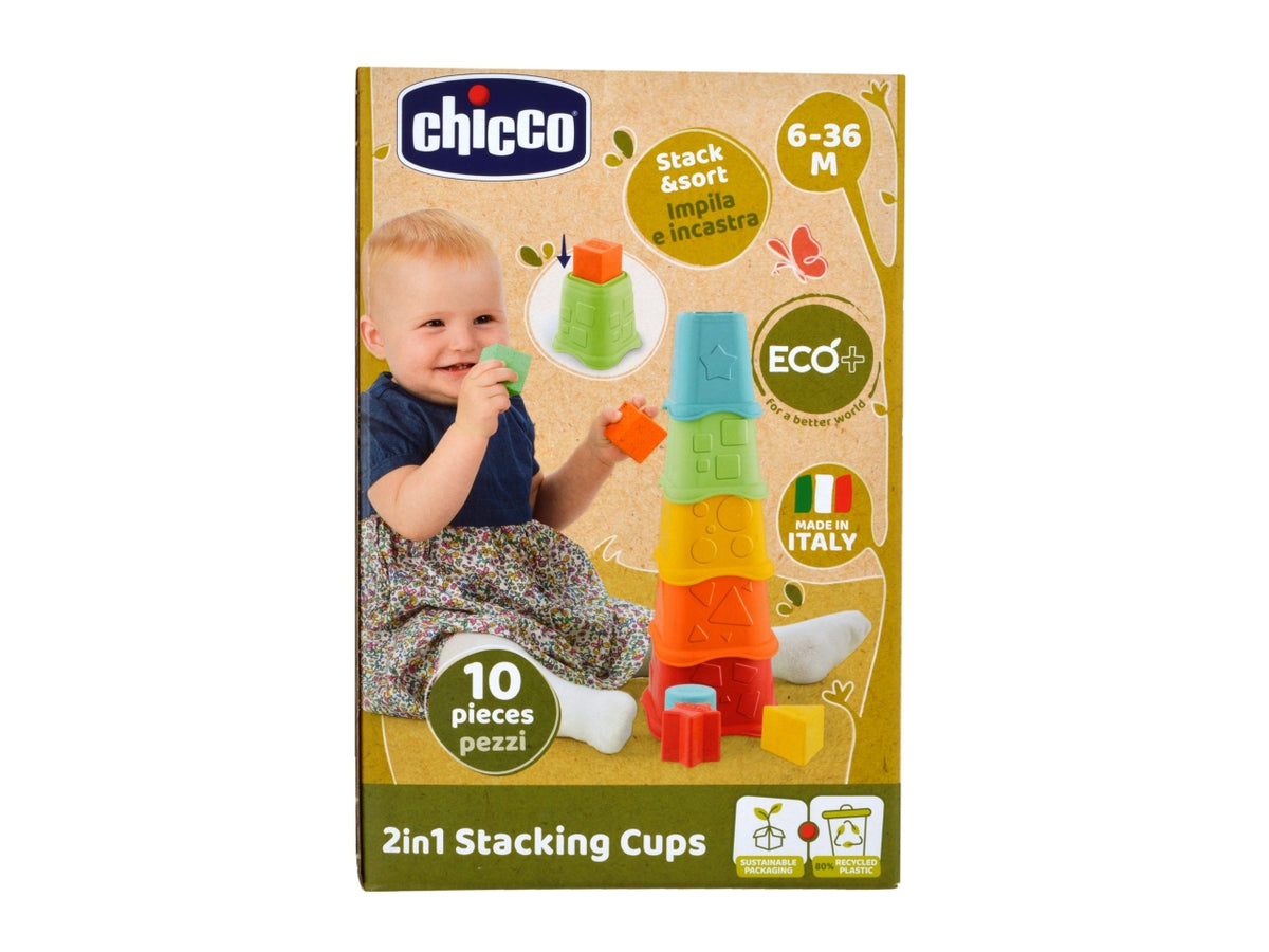 Chicco gioco 2 in 1 tazze impilabili