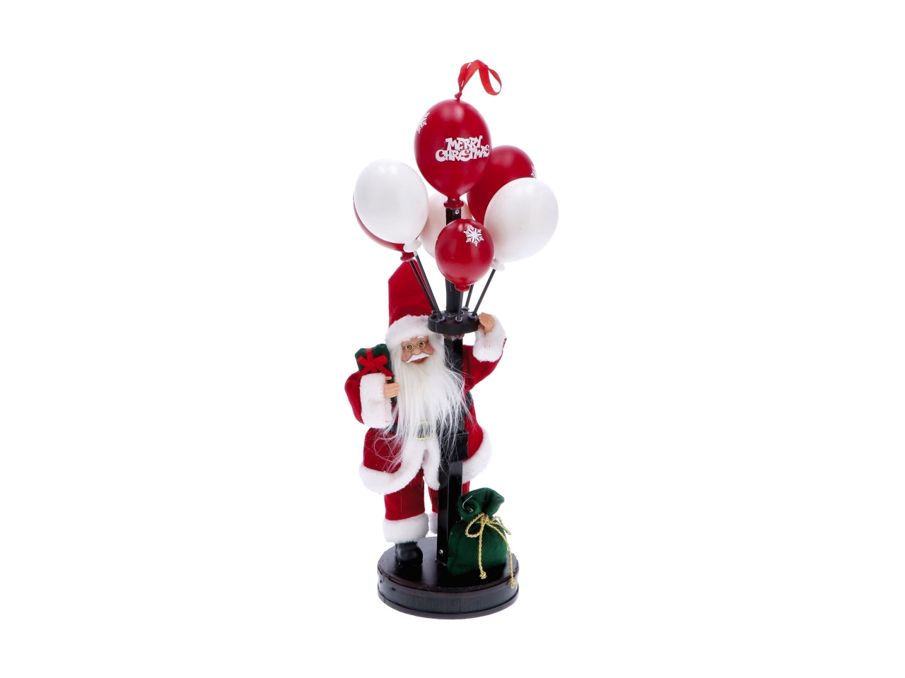 Babbo natale 25xh.60cm con palloncini