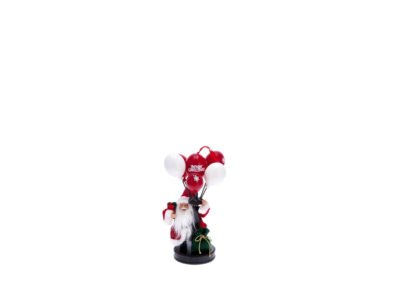Babbo natale 25xh.60cm con palloncini