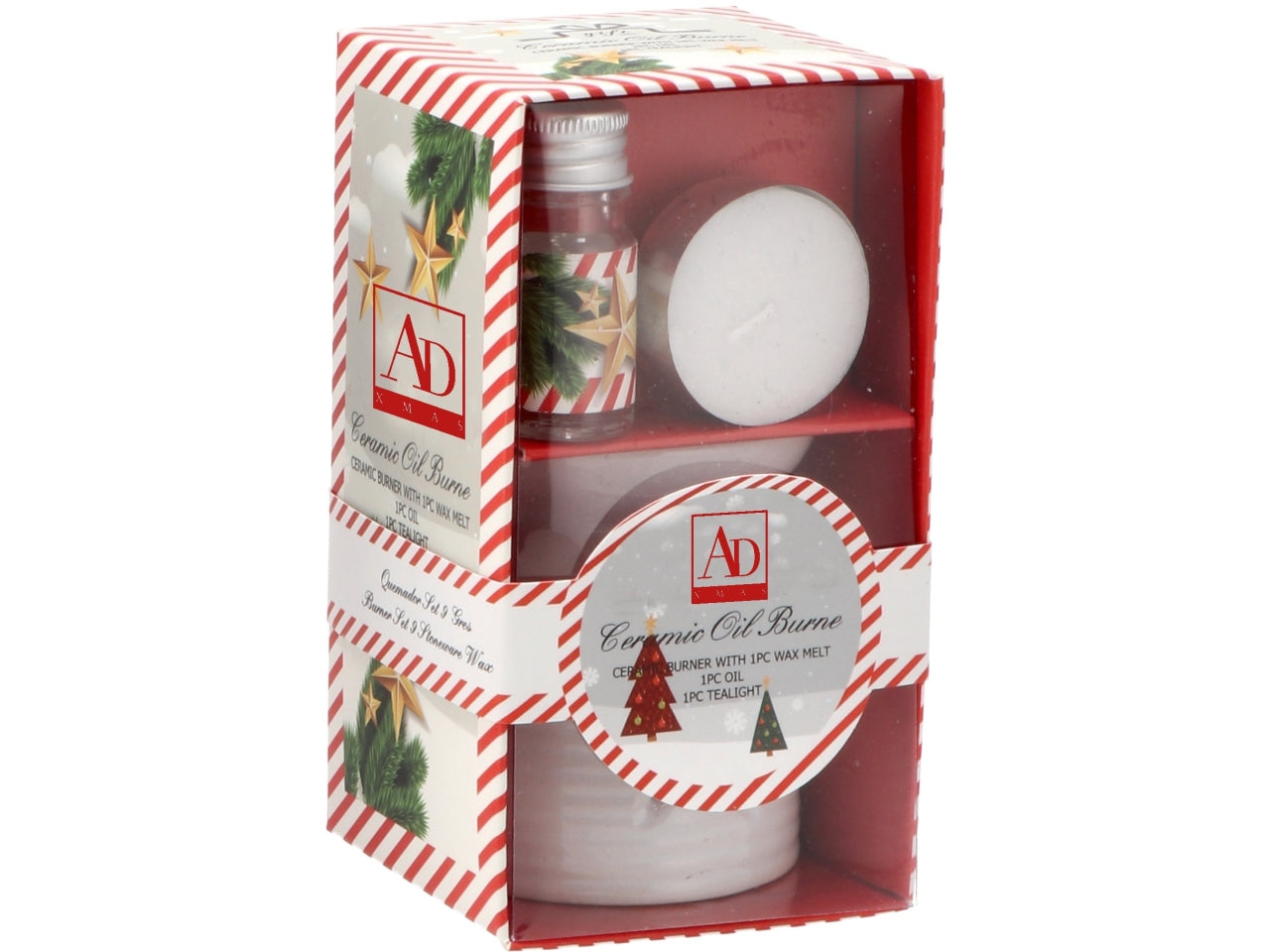 Diffusore in ceramica con olio essenziale 5ml assortiti