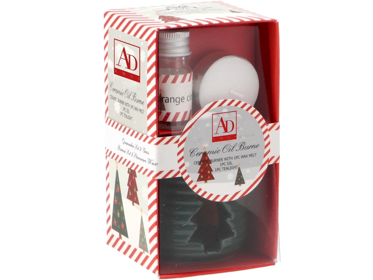 Diffusore in ceramica con olio essenziale 5ml assortiti