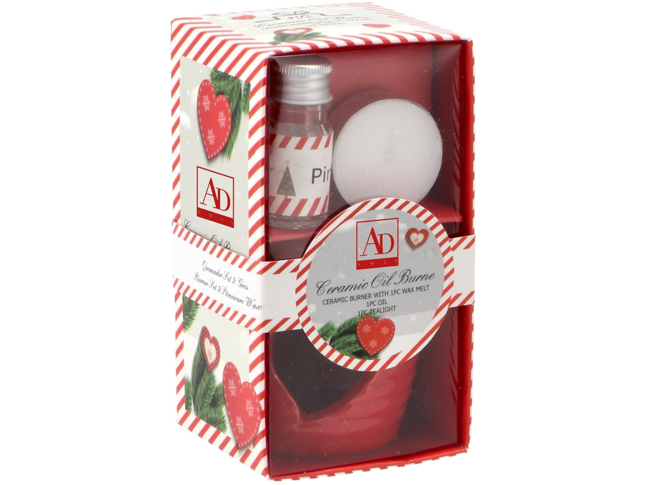 Diffusore in ceramica con olio essenziale 5ml assortiti