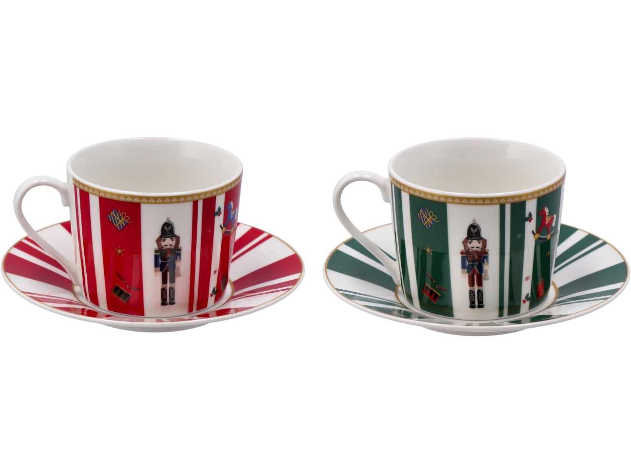 Tazza the con piattino 9xh.7cm colori assortiti